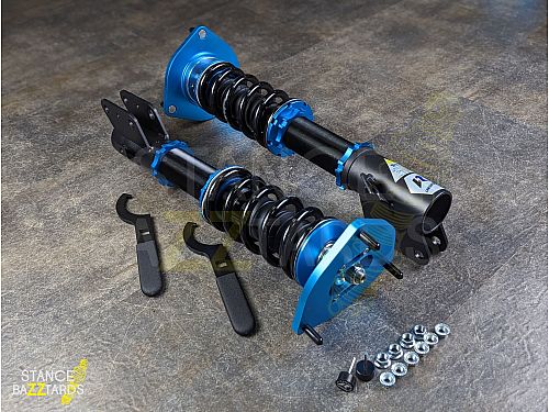 Комплект винтовой подвески (койловеров) LinesRacing Subaru Impreza STI 3 поколение (MK3) (GR) 2008-2014 с регулировками высоты (фултап), жесткости (36 регулировок), развала, SD-119 Комплект винтовой подвески (койловеров) LinesRacing Subaru Impreza STI 3 поколение (MK3) (GR) 2008-2014 с регулировками высоты (фултап), жесткости (36 регулировок), развала, SD-119