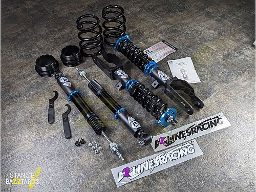 Комплект винтовой подвески (койловеров) Lines Racing TESLA Model 3 (AWD) 2017-2021 с регулировками высоты (фултап), жесткости (36 регулировок), развала, SD-177