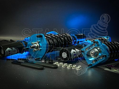 Комплект винтовой подвески (койловеров) Lines Racing Toyota MR2 (SW20) 1991-1998 с регулировками высоты (фултап), жесткости (36 регулировок), развала, SD-182
