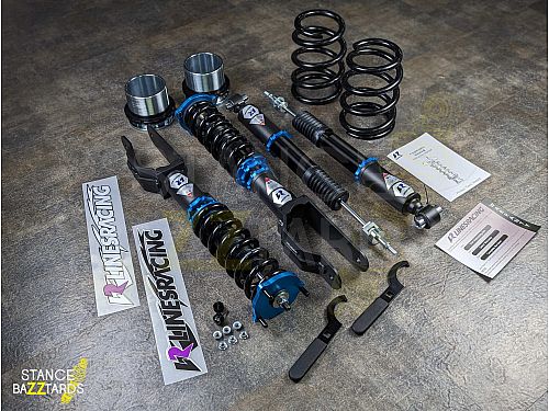 Комплект винтовой подвески (койловеров) Lines Racing TESLA Model Y (2020-) (AWD)  с регулировками высоты (фултап), жесткости (36 регулировок), развала,  SD-201