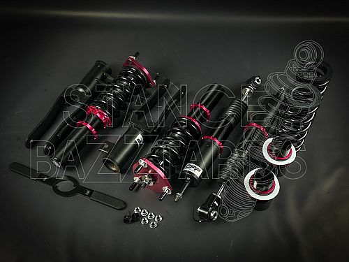 Комплект винтовой подвески (койловеров) LinesRacing Alfa Romeo Stelvio AWD 2016-2023 с регулировками высоты (фултап), жесткости (36 регулировок), развала, SD-203