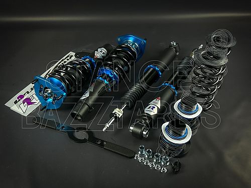 Комплект винтовой подвески (койловеров) LinesRacing Volkswagen Golf 8 поколение (MK6) (2020-2022) с 49,5-мм стойками с регулировками высоты (фултап), жесткости (36 регулировок), развала, SD-223