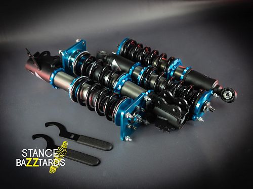 Комплект винтовой подвески (койловеров) LinesRacing Toyota Starlet Turbo 80 series (1990-1998) с регулировками высоты (фултап), жесткости (36 регулировок), развала, SD-230