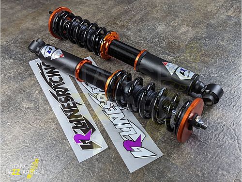 Комплект винтовой подвески (койловеров) LinesRacing Drift серия Nissan 240SX S13 1989-1994 с регулировками высоты (фултап), жесткости (36 регулировок), развала, SDD-013 Комплект винтовой подвески (койловеров) LinesRacing Drift серия Nissan 240SX S13 1989-1994 с регулировками высоты (фултап), жесткости (36 регулировок), развала, SDD-013