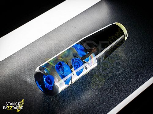 Ручка переключения передач в стиле JDM Японской розы с LED подсветкой 15см (Синий), SK-5BLUE