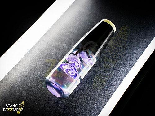 Ручка переключения передач  в стиле JDM Японской розы с LED подсветкой 15см (Фиолетовый), SK-5PURPLE