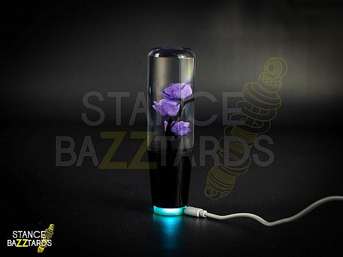 Ручка переключения передач в стиле JDM Японской розы с LED подсветкой 15см (Фиолетовый), SK-5PURPLE Ручка переключения передач в стиле JDM Японской розы с LED подсветкой 15см (Фиолетовый), SK-5PURPLE