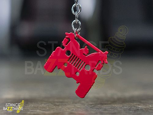 Брелок на ключи Jeep, JBR-KC-22_red Брелок на ключи Jeep, JBR-KC-22_red