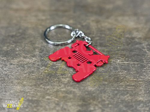 Брелок на ключи Jeep, JBR-KC-22_red Брелок на ключи Jeep, JBR-KC-22_red