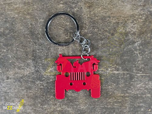 Брелок на ключи Jeep, JBR-KC-22_red Брелок на ключи Jeep, JBR-KC-22_red