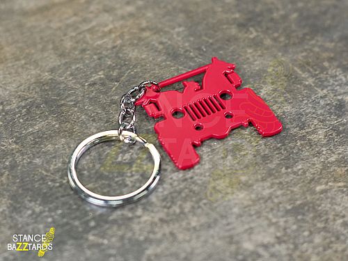 Брелок на ключи Jeep, JBR-KC-22_red Брелок на ключи Jeep, JBR-KC-22_red
