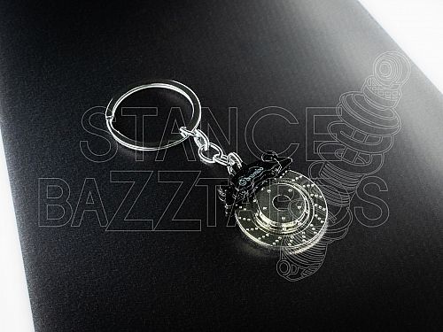 Брелок на ключи Черный, JBR-KC-27_black