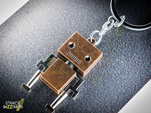 Брелок на ключи Robot Бронзовый, JBR-KC-5RED Брелок на ключи Robot Бронзовый, JBR-KC-5RED