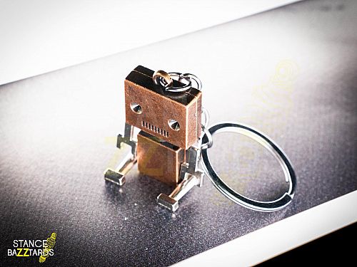 Брелок на ключи Robot Бронзовый, JBR-KC-5RED Брелок на ключи Robot Бронзовый, JBR-KC-5RED