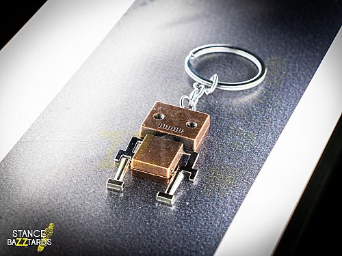 Брелок на ключи Robot Бронзовый, JBR-KC-5RED Брелок на ключи Robot Бронзовый, JBR-KC-5RED