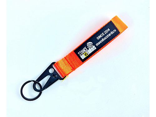 Брелок-ремувка с вышивкой StanceBazztards оранжевая, SB_RBF_Orange