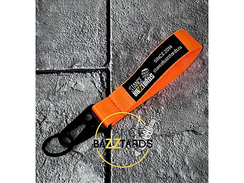 Брелок-ремувка с вышивкой StanceBazztards оранжевая, SB_RBF_Orange Брелок-ремувка с вышивкой StanceBazztards оранжевая, SB_RBF_Orange