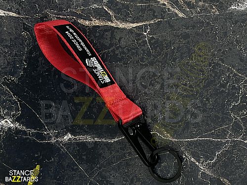 Брелок-ремувка с вышивкой StanceBazztards красная, SB_RBF_red