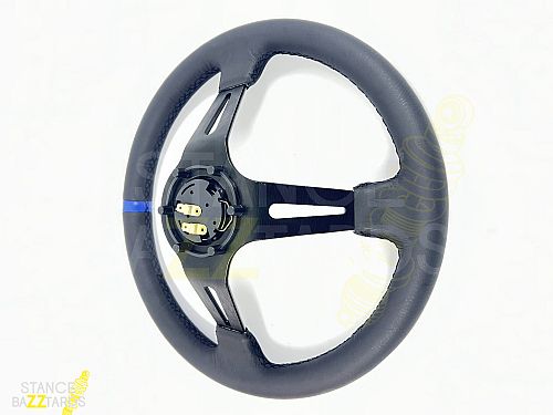 SB Sports Steering Wheel черная кожа MOMO, SSW_black_MOMO