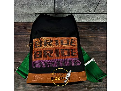 Рюкзак Bride Takata стиль JDM и Drift, зеленые лямки, sbbeg_greentakata Рюкзак Bride Takata стиль JDM и Drift, зеленые лямки, sbbeg_greentakata
