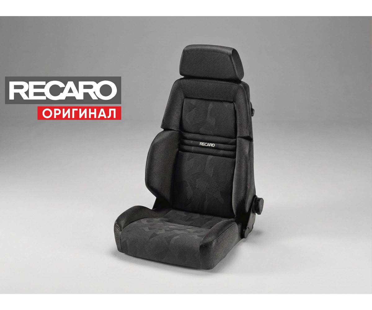 Сиденье спортивное (полу-ковш) Recaro EXPERT (Размер M) Черный, премиальный велюр/ткань, (100% Оригинал), 045.00.0351 Сиденье спортивное (полу-ковш) Recaro EXPERT (Размер M) Черный, премиальный велюр/ткань, (100% Оригинал), 045.00.0351