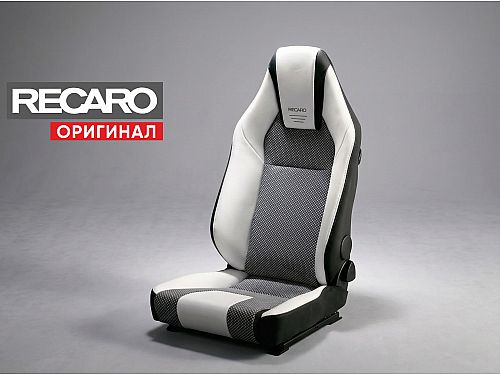 Сиденье спортивное (полу-ковш) Recaro LX-F WL110H Черный, кожа/Kamui (Подогрев) (подлокотник), (100% Оригинал), 81-094.29.635-0