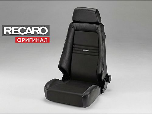 Сиденье спортивное (полу-ковш) Recaro Specialist (Размер S) Черный, кожа/премиальная замша, (100% Оригинал), 040.00.0575