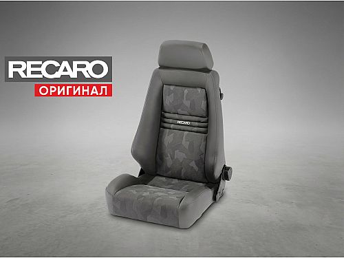 Сиденье спортивное (полу-ковш) Recaro Specialist (Размер M) Серый, премиальный велюр/ткань, (100% Оригинал), 042.00.0354