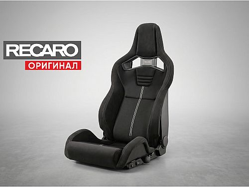 Сиденье спортивное (полу-ковш) Recaro Sportster GK210H, черно-красное, Kamui/сетка Glass, электрорегулировка (Подогрев), ручная подкачка, (100% Оригинал), 81-111.31.602-1/2