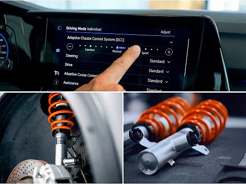 Комплект винтовой подвески (койловеры) RSS DT Volkswagen Golf 8 (CD1) (2.0 R) (2020 -) с электро-регулировкой жесткости (DCC под OEM-управление), RSSDT006 Комплект винтовой подвески (койловеры) RSS DT Volkswagen Golf 8 (CD1) (2.0 R) (2020 -) с электро-регулировкой жесткости (DCC под OEM-управление), RSSDT006