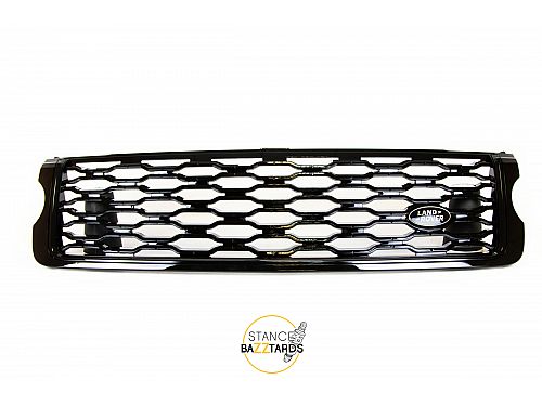 Решетка радиатора Range Rover 4 (дорест) Черный глянец, RR_Grille_balck