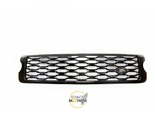 Решетка радиатора Range Rover 4 (дорест) Черный глянец, RR_Grille_balck