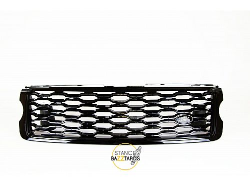 Решетка радиатора Range Rover 4 (дорест) Черный глянец, RR_Grille_balck