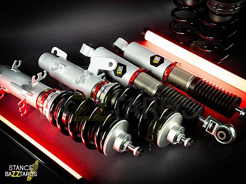 Комплект винтовой подвески (койловеры) SB Performance Audi TT (8N/TTR) AWD (1999-2006) с регулировками высоты (фултап), жесткости (32 регулировки) (сжатие/отбой) и развала (см хар-ки), AUD039 Комплект винтовой подвески (койловеры) SB Performance Audi TT (8N/TTR) AWD (1999-2006) с регулировками высоты (фултап), жесткости (32 регулировки) (сжатие/отбой) и развала (см хар-ки), AUD039