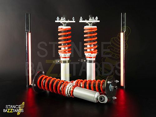Комплект винтовой подвески (койловеры) SB Performance Toyota Cresta 3 поколение (MK3) (MX83/JZX81) (1989-1992) с регулировками высоты (фултап), жесткости (32 регулировки) и развала (см хар-ки), TYT018