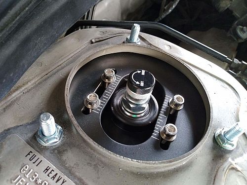 Комплект винтовой подвески (койловеры) SB Performance Subaru Forester 4 поколение (MK4) (SJ) (2013-) с регулировками высоты (фултап), жесткости (32 регулировки) и развала (см хар-ки), SBR005