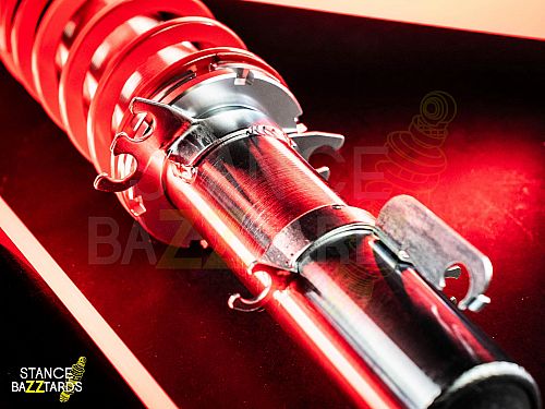 Винтовая подвеска (койловеры) Volkswagen Golf IV (MK4) (кроме 4WD (AWD)) (1997-2003) SB Red с регулировками высоты, SBREDVW011