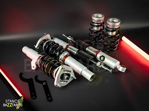 Комплект винтовой подвески (койловеры) SB Performance Skoda Octavia IV (MK4) (2020-) (сзади балка) с регулировками высоты (фултап), жесткости (32 регулировки) (сжатие/отбой) и развала (см хар-ки), SKD012
