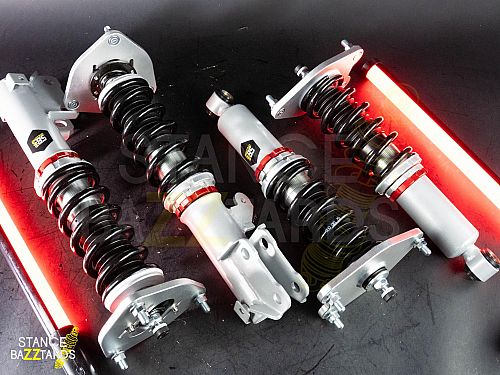 Комплект винтовой подвески (койловеры) SB Performance Mitsubishi Galant IX MK9 DJ 2004-2012 с регулировками высоты (фултап), жесткости (32 регулировки) (сжатие/отбой) и развала (см хар-ки), MSB025 Комплект винтовой подвески (койловеры) SB Performance Mitsubishi Galant IX MK9 DJ 2004-2012 с регулировками высоты (фултап), жесткости (32 регулировки) (сжатие/отбой) и развала (см хар-ки), MSB025