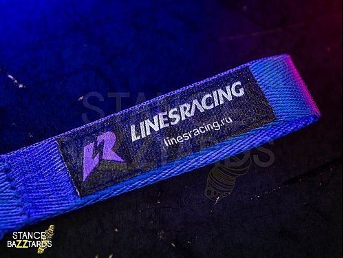 Брелок-ремувка с вышивкой LinesRacing синяя, LR_RBF_Blue Брелок-ремувка с вышивкой LinesRacing синяя, LR_RBF_Blue