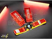 Спортивные ремни безопасности Sparco 4-х точечные красные, sbbelts_redsparco