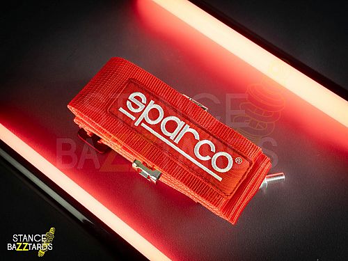 Спортивные ремни безопасности Sparco 4-х точечные красные, sbbelts_redsparco — фото 6