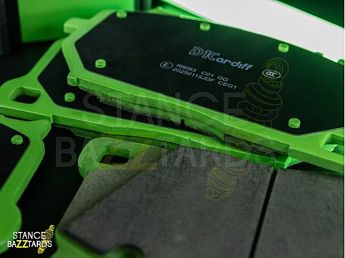 Колодки тормозные (комплект) для тюнингованных тормозных систем Akebono 10N (Карбон-Керамика) (под диски 420, 440 мм), PDS_Akebono10NCARB — фото 2