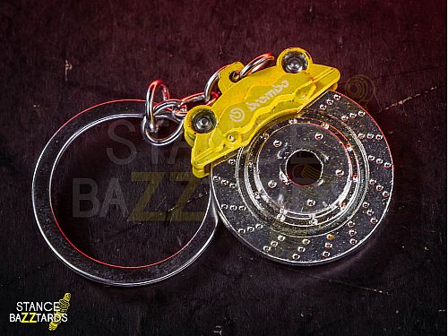 Брелок на ключи Желтый, JBR-KC-27_yellow
