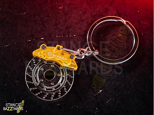 Брелок на ключи Желтый, JBR-KC-28_yellow