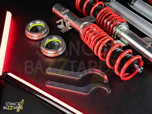 Комплект винтовой подвески (койловеров) SB Red Mazda 3 BL (вкл MPS) 2009-2013 с регулировками высоты, SBREDFRD004 Комплект винтовой подвески (койловеров) SB Red Mazda 3 BL (вкл MPS) 2009-2013 с регулировками высоты, SBREDFRD004