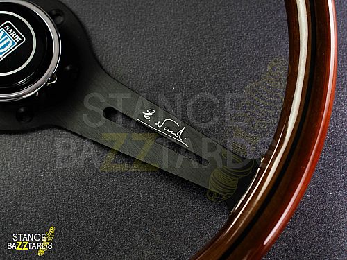 Руль автомобильный 14" Nardi, Натуральное дерево, черный, 5156BK Руль автомобильный 14" Nardi, Натуральное дерево, черный, 5156BK — фото 3