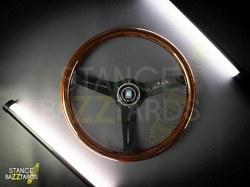 Руль автомобильный 14" Nardi, Натуральное дерево, черный, 5156BK Руль автомобильный 14" Nardi, Натуральное дерево, черный, 5156BK — фото 4