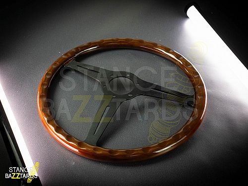 Руль автомобильный 14" Nardi, Натуральное дерево, черный, 5156BK Руль автомобильный 14" Nardi, Натуральное дерево, черный, 5156BK — фото 6