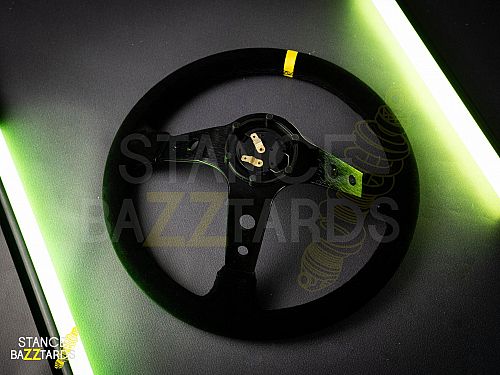 Руль автомобильный TAKATA (стиль: Спортивный, цвет черный, материал замша), JBR-SW-1_TAKATA Руль автомобильный TAKATA (стиль: Спортивный, цвет черный, материал замша), JBR-SW-1_TAKATA — фото 6